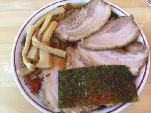 「醤家ラーメンチャーシュー5枚のせ」@屋台ラーメン 醤家 大子店の写真