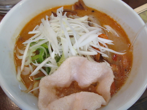 「海老味噌らーめん　「750円」」@タイガー餃子会館 浅草別館の写真