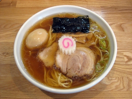 「味玉らーめん730円＋チャーシューごはん120円」@らーめん いろはやの写真