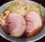 「あかつき麺＋ニンニク」@麺や あかつきの写真