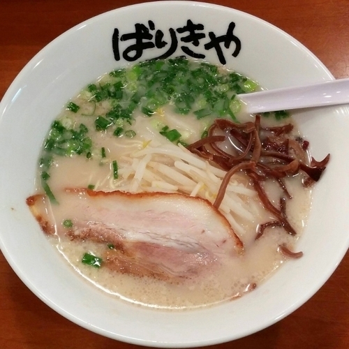 「ばりきめん」@博多ラーメン ばりきや 札幌駅前店の写真
