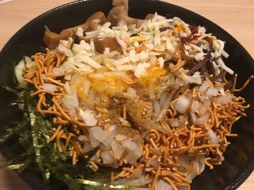 「まぜそば」@麺屋 はちまるの写真