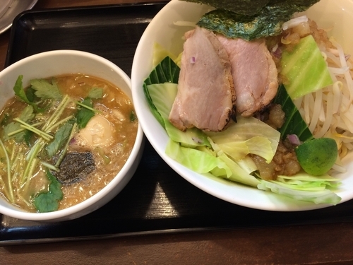 「【2016.4.6昼限定】ニボベジ濃厚つけ麺 トンコツ仕様」@ラーメン愉悦処 似星の写真
