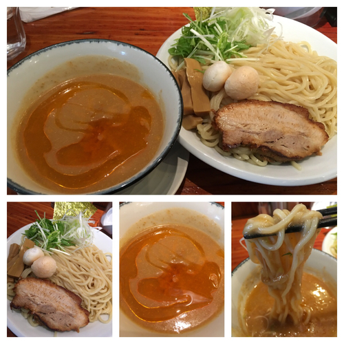 「期間限定 濃厚海老つけ麺  864円」@麺や 来味の写真