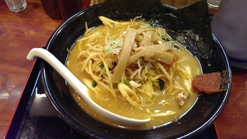 「チゲ味噌ラーメン、大盛、辛さレベル4」@らあめん 頑張り屋の写真