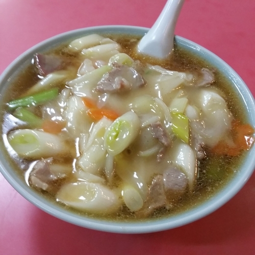 「三鮮弁麺(バンメン)７５０円」@迎賓楼の写真