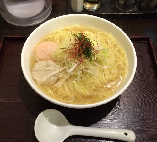 「あら炊き塩ラーメン大盛」@麺屋 海神の写真
