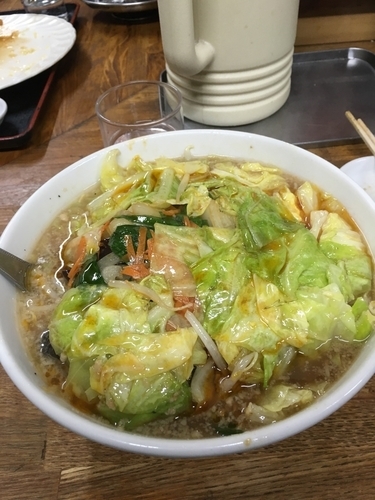 「野菜ラーメン ７２０円」@天狗 北越らーめんの写真