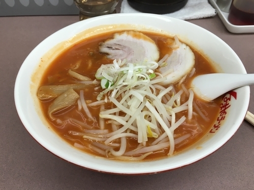 「辛々ラーメン」@くるまやラーメン おゆみ店の写真