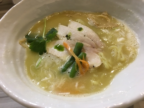 「鶏白soba＋コロッケ」@つくばらーめん 鬼者語 -オニモノガタリ-の写真