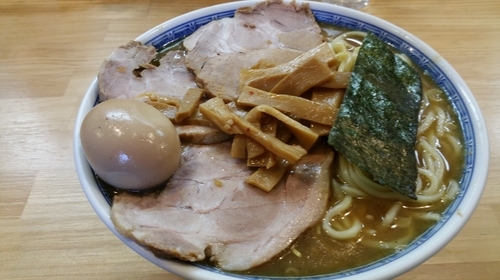 「ラーメン玉子(中)　チャーシュー(小)」@自家製中華そば としおかの写真