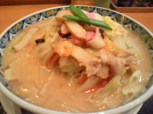 「ちゃんぽん 790円」@ラーメン みそ壱 鎌田店の写真