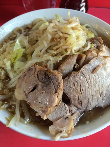 「ぶた入りラーメン」@ラーメン二郎 三田本店の写真