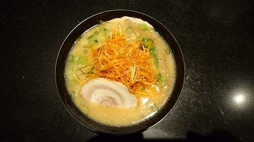 「辛ねぎ味噌らぁ麺（￥1,200）」@支那そばや 新横浜ラーメン博物館店の写真