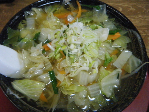 「冷やしタンメン550円」@もりなが食堂の写真