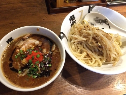 「カラシビつけ麺」@カラシビ味噌らー麺・つけ麺 神田本店の写真
