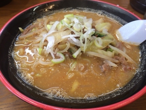 「牛すじらーめん ¥850」@かっちゃんらーめん 麺屋○勝の写真