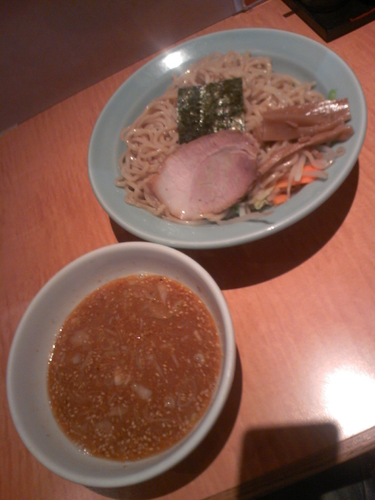 「味噌つけ麺７５０円」@まるしんの写真