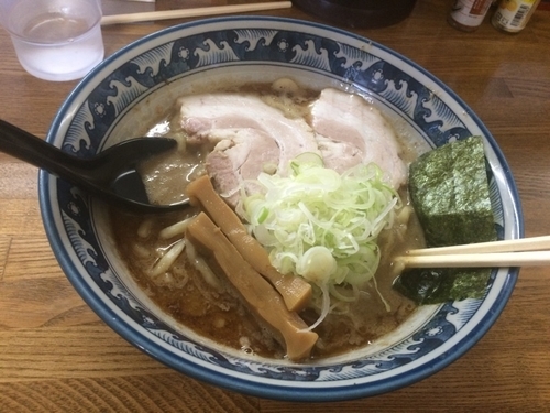 「中華そば(大)」@中華そば つけ麺 村岡屋の写真