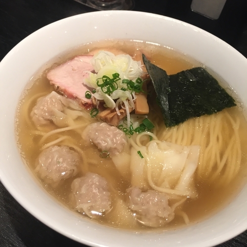 「ワンタンメン塩¥880」@支那ソバ 小むろの写真