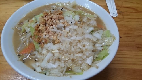 「オニオンガーリックみそ」@九州大分ラーメン 麺恋亭 中華街店の写真