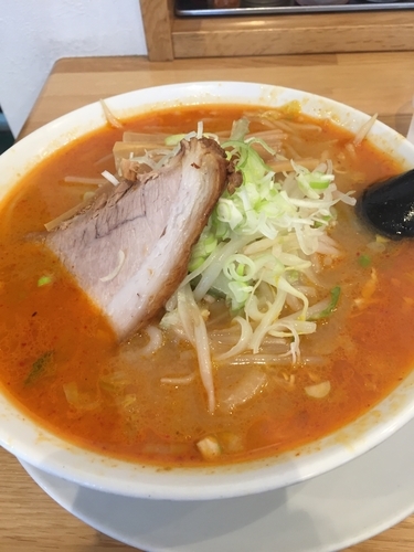 「赤みそ味(辛口)野菜ラーメン 800円」@おり久の写真