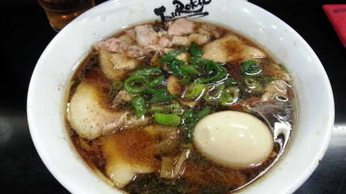 「中華そば肉増し+煮玉子」@麺屋 丈六の写真