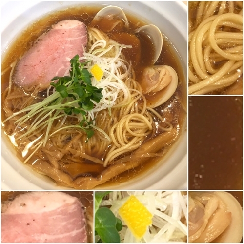 「蛤醤油850円」@麺屋壱心の写真