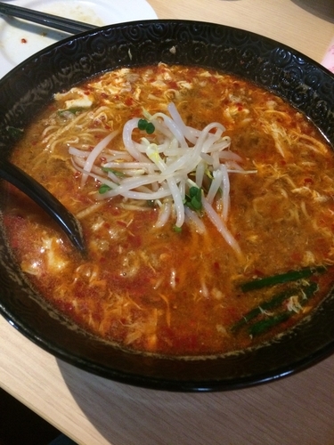 「辛めん（中辛）」@トマトラーメンと辛めん 三味の写真