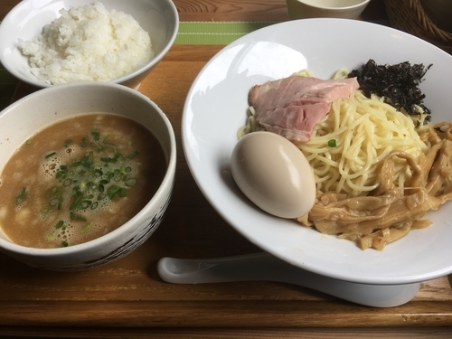 「【限定】煮干しつけ麺」@中華蕎麦 はざまの写真