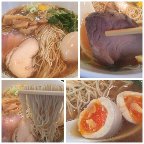 「煮干そば 700円＋味玉 100円」@寛～くつろぎ～の写真