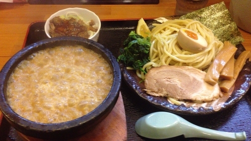 「濃厚伊勢海老つけ麺 かつお飯セット」@竹本商店★つけ麺開拓舎の写真