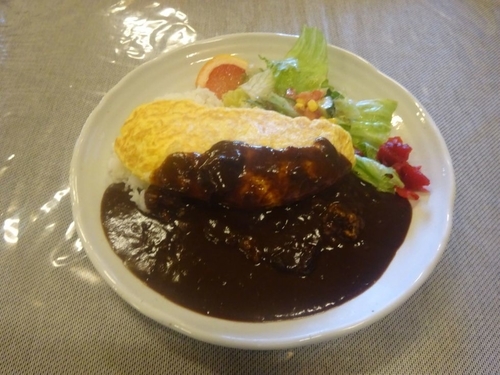 「オムレツカレー」@山遊食堂 岳の写真
