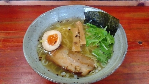 「濱塩らぁめん」@らあめん こもん 鳥浜店の写真