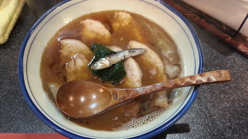 「かけラーメン」@烈志笑魚油 麺香房 三くの写真