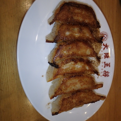 「ハーフセット(960円)(中華丼、餃子付)」@大阪王将 三刀屋店の写真