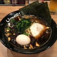 ブラックガーリックラーメン 800円+味玉100円