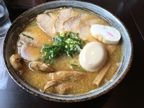 「味噌チャーシューメン（モモ肉）」@たっかの写真