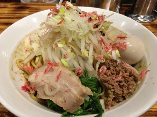 「【限定】特・海老とゴマのピリ辛まぜそば（特）」@円熟屋 長塚店の写真