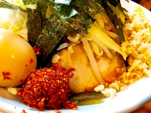 「☆油そばに味玉にショウガ☆」@豚星。の写真