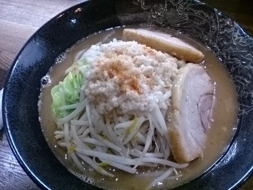 「がっつり」@ラーメンいっこく 燎原の火の写真