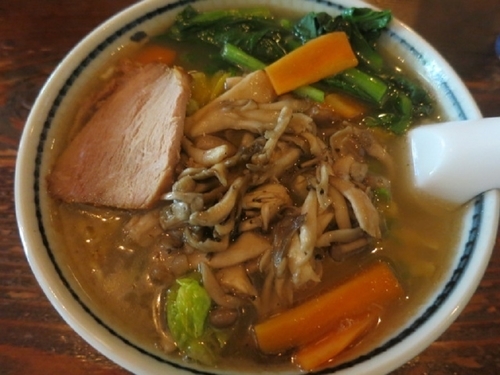 「きのこ野菜らぅめん （塩）　　750円」@らぅめん とくやの写真