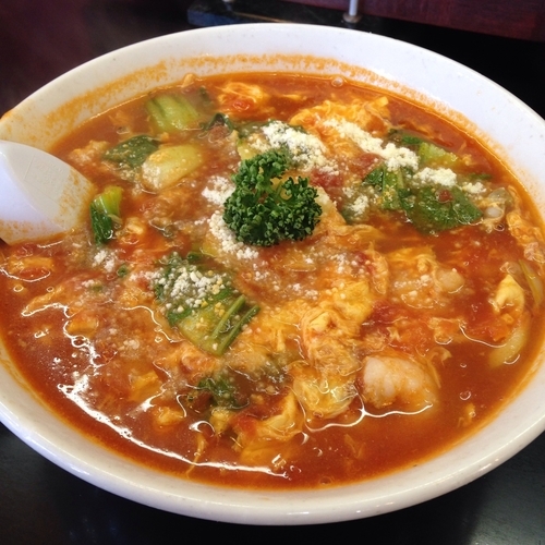「トマトラーメン  912円」@馬鹿旨の写真