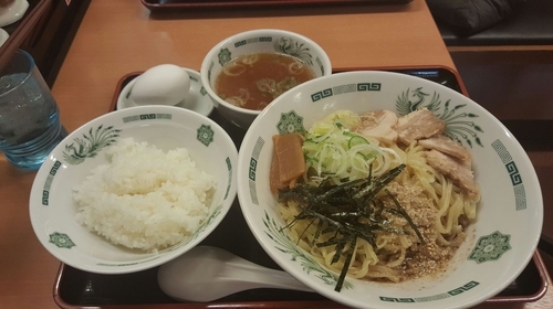 「汁なしラーメン」@日高屋 我孫子南口店の写真
