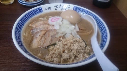 「特製中華そば」@つけめん さなだの写真