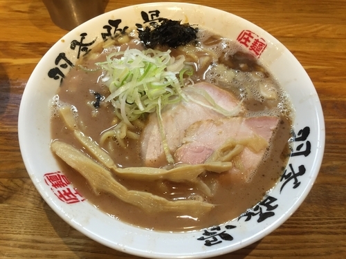 「魚介らぁ麺(770円)+半ライス(150円)」@麺屋 庄太 六浦本店の写真