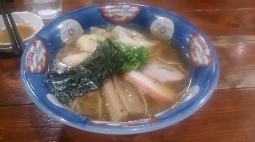 「特製ワンタン麺ハーフ(ミックス)」@八雲の写真