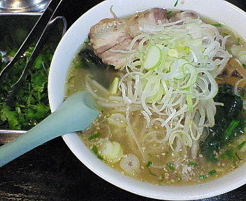 「塩ラーメン　６００円」@ちりちりラーメン 風鈴屋の写真