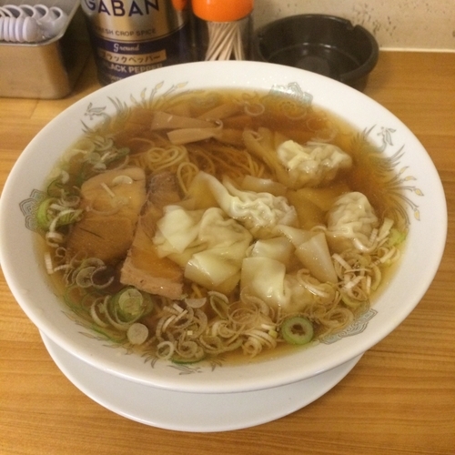 「ワンタン麺「まのけ」」@支那そば へいきちの写真