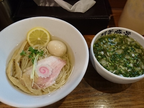 「『ゲリラ限定』冷やし塩つけ麺」@麺屋 庄太 六浦本店の写真